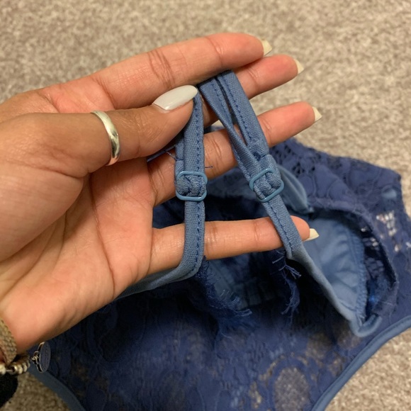 Blue Lace Bodysuit - Picture 8 of 8